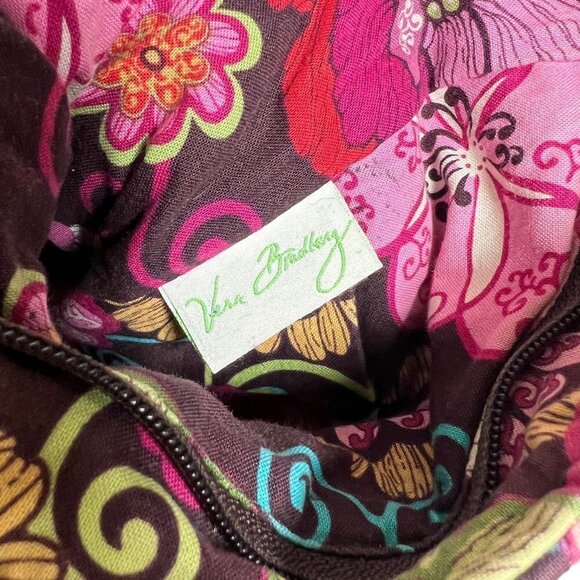 VERA BRADLEY Mod Floral Pink Hipster Crossbody Messenger Bag Floral Quilted - Picture 5 of 16
